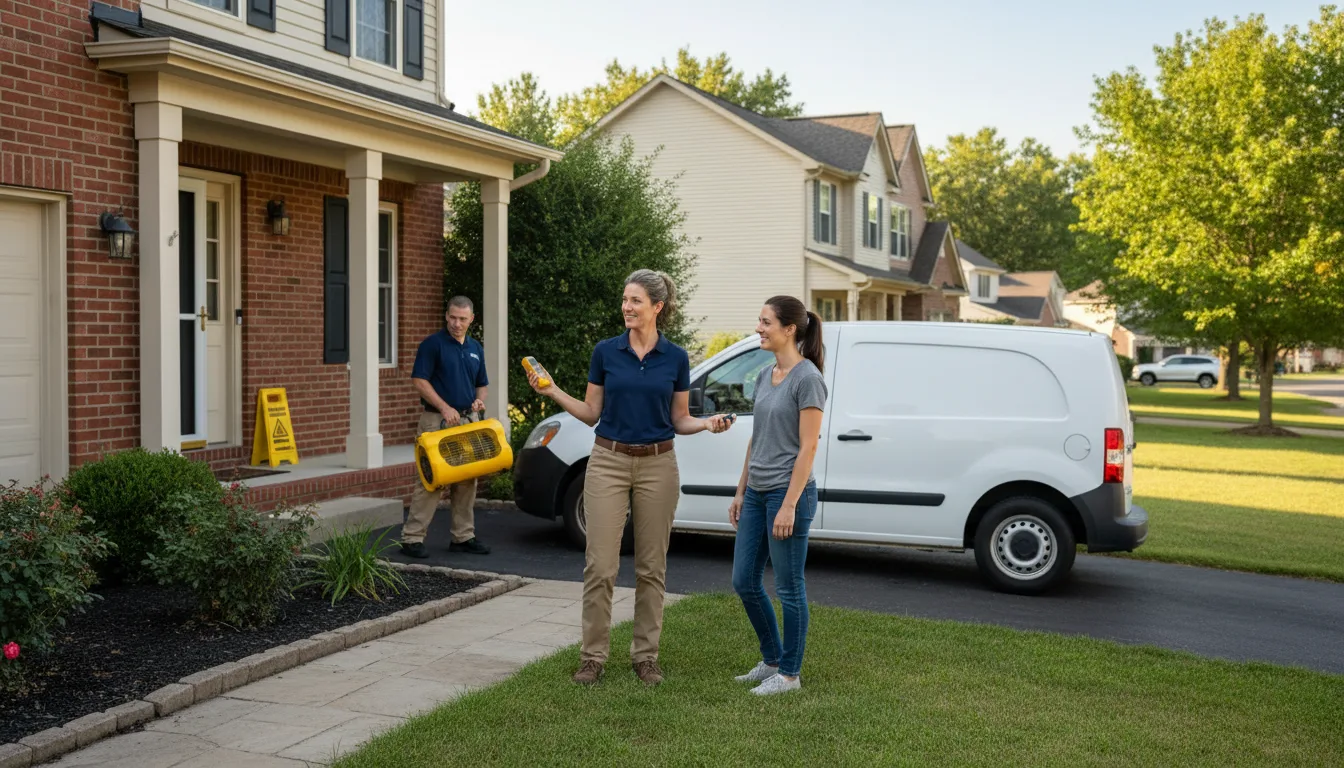Residential water damage restoration in Springerville, AZ